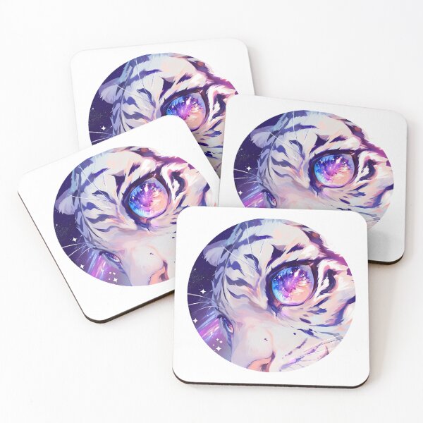 Item preview, Cute galaxy White Tiger designed and sold by SMARTKIT  DESIGNAGENCY.