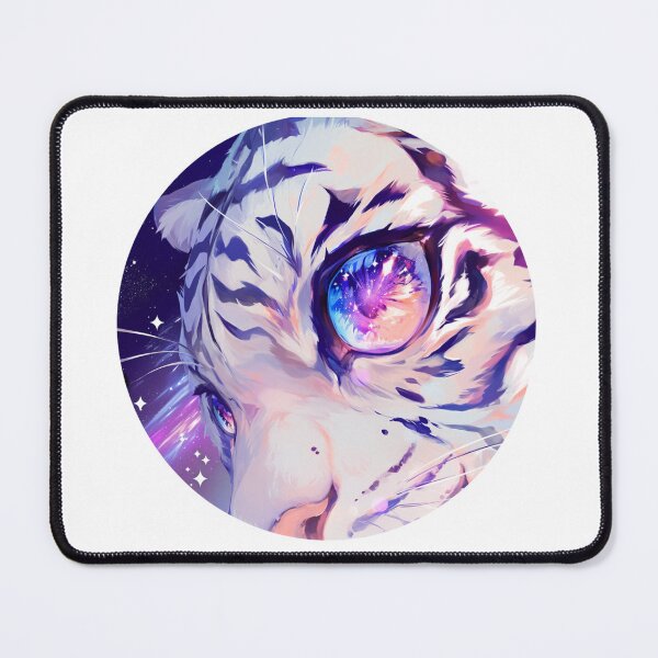 Item preview, Cute galaxy White Tiger designed and sold by SMARTKIT DESIGNAGENCY.