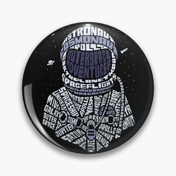 Item preview, Astronaut - Calligram - NEGRU designed and sold by RWT-Design.