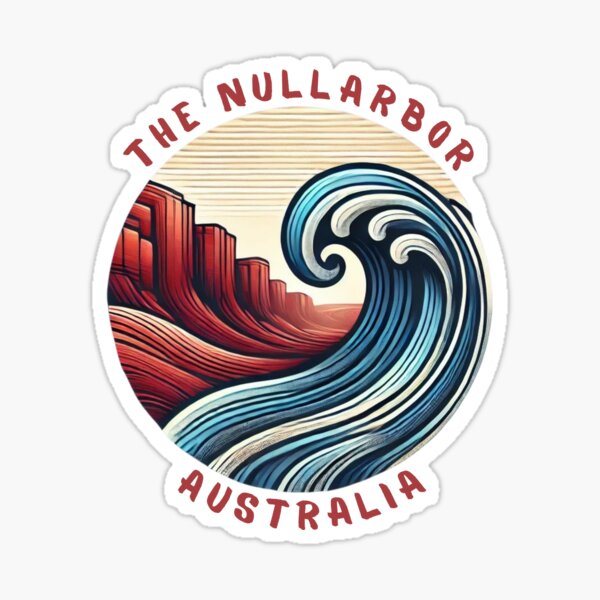 Item preview, The Nullarbor, Australia -  Big Lap of Oz designed and sold by TheStoke.