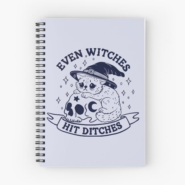 Item preview, Even Witches Hit Ditches designed and sold by Itouchedabee.