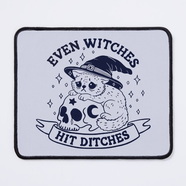 Item preview, Even Witches Hit Ditches designed and sold by Itouchedabee.