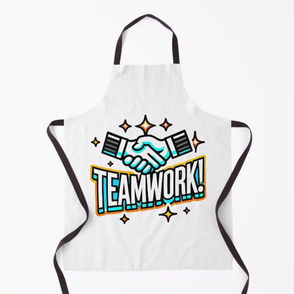 Item preview, Teamwork Handshake Typography designed and sold by Akioos.
