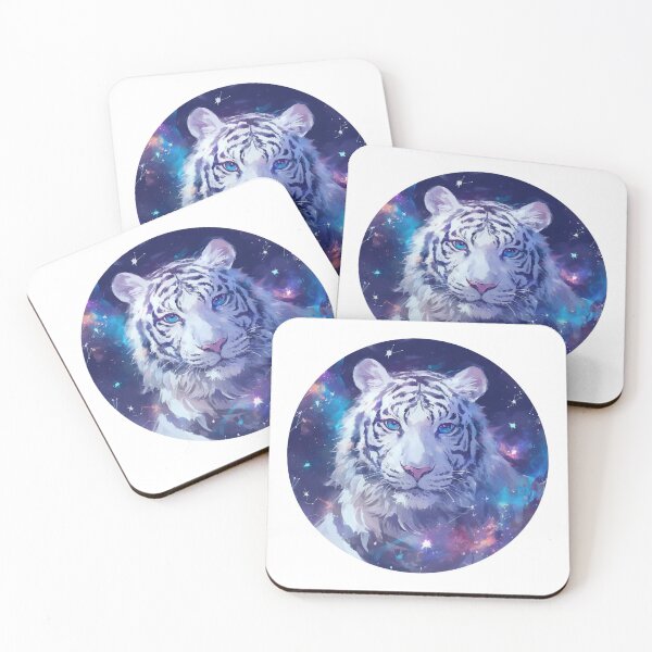 Item preview, Cute galaxy White Tiger designed and sold by SMARTKIT  DESIGNAGENCY.