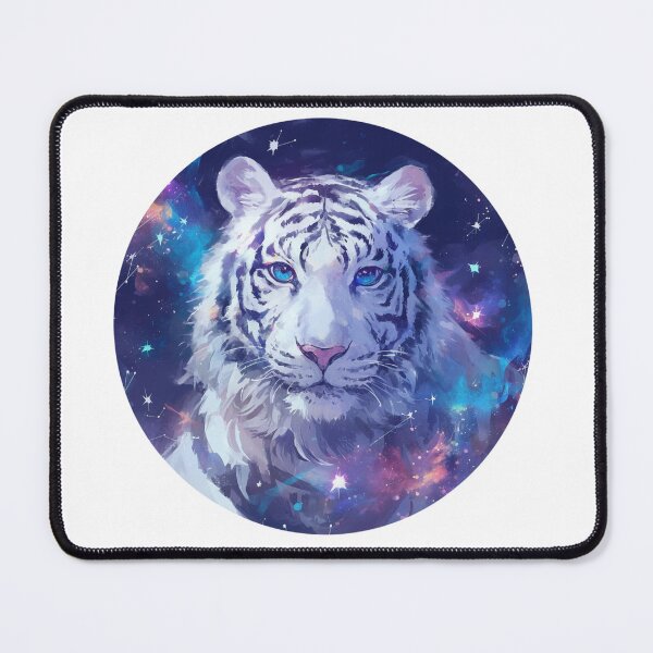 Item preview, Cute galaxy White Tiger designed and sold by SMARTKIT DESIGNAGENCY.