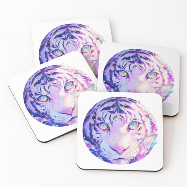 Item preview, Cute galaxy White Tiger designed and sold by SMARTKIT  DESIGNAGENCY.