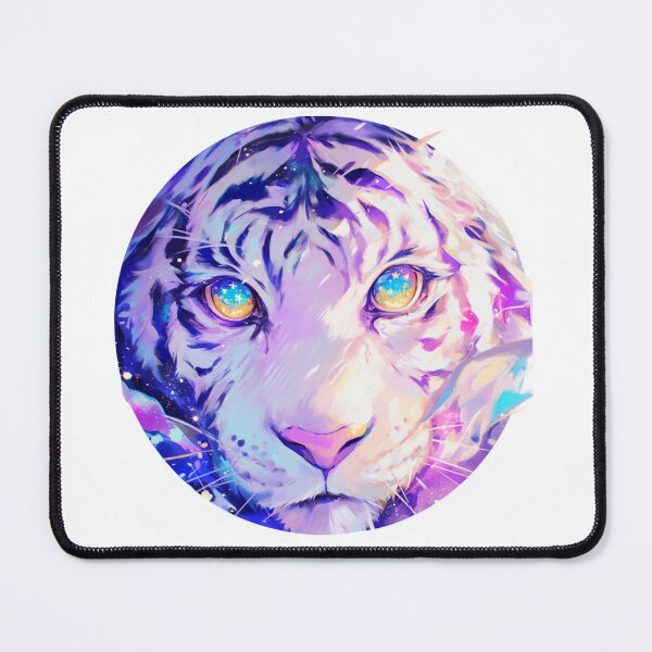 Item preview, Cute galaxy White Tiger designed and sold by SMARTKIT DESIGNAGENCY.