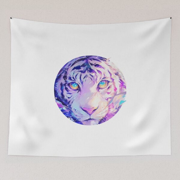 Item preview, Cute galaxy White Tiger designed and sold by SMARTKIT  DESIGNAGENCY.