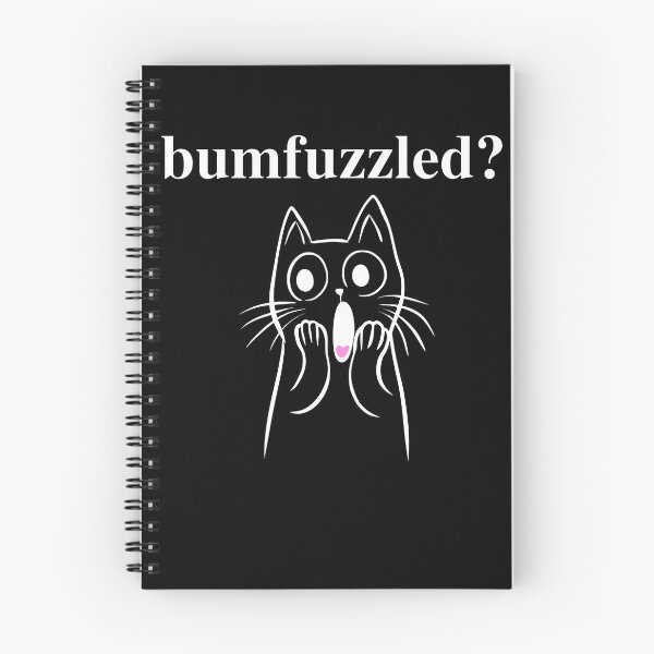 Item preview, Bumfuzzled? Minimalist Cat Line Art T-Shirt Design designed and sold by Green-Grin.