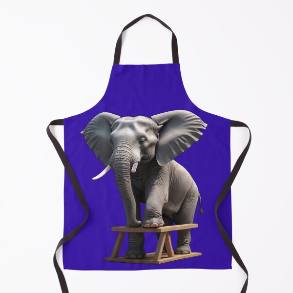 Item preview, Majestic Elephant Balancing on a Wooden Platform designed and sold by Zeeshankhan1345.