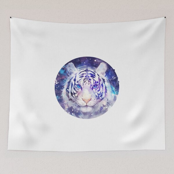 Item preview, Cute galaxy White Tiger designed and sold by SMARTKIT  DESIGNAGENCY.