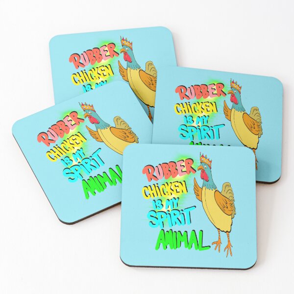 Item preview, Rubber Chicken is My Spirit Animal  designed and sold by box-artshop.