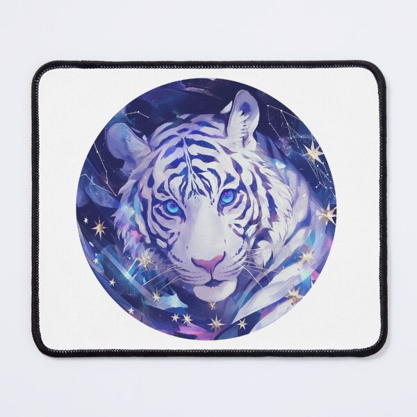 Item preview, Cute galaxy White Tiger designed and sold by SMARTKIT DESIGNAGENCY.