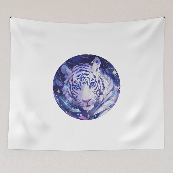 Item preview, Cute galaxy White Tiger designed and sold by SMARTKIT  DESIGNAGENCY.