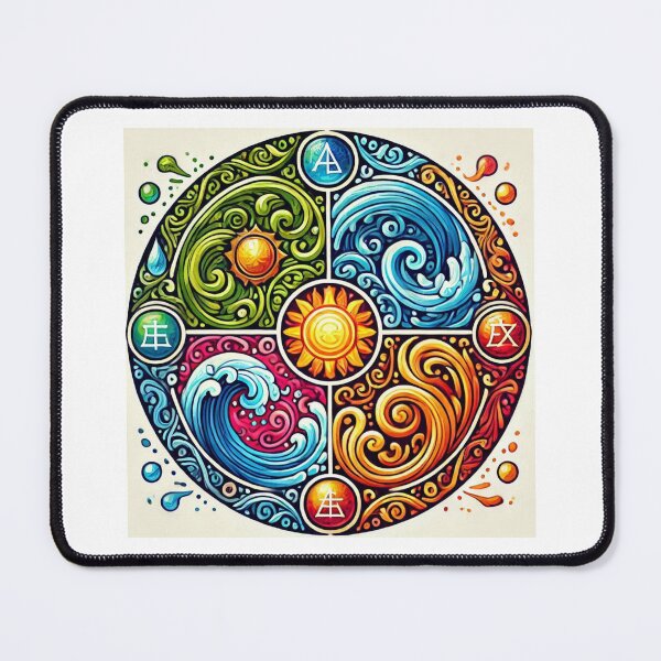 Item preview, Elements Circle designed and sold by smugdesigns.