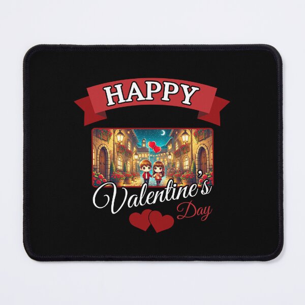 Item preview, Valentine's Day - Cobblestone Street Walk designed and sold by Manic Merch Designs.