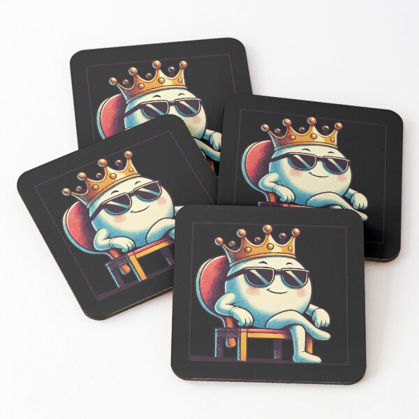 Item preview, Funny Cartoon Table Tennis Ball King designed and sold by LuminOrb.