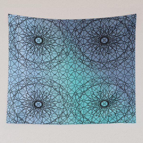 Item preview, Diamond blue geometrical design designed and sold by Artisfunforme.