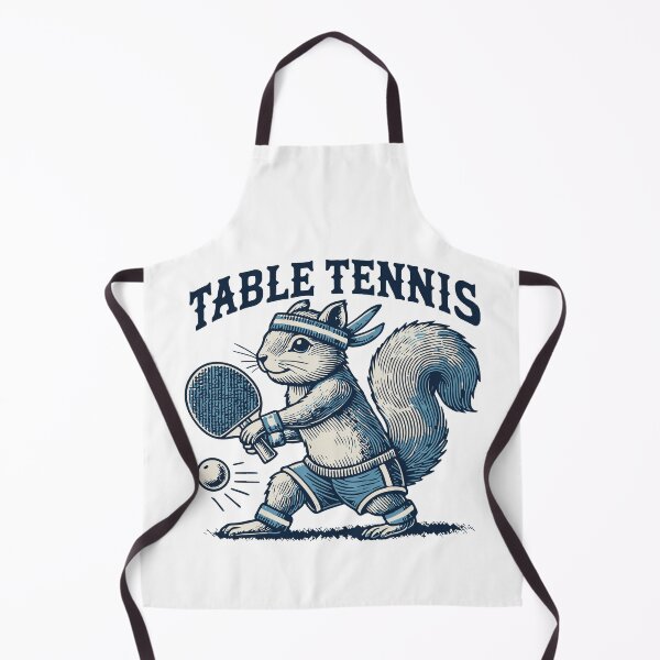 Item preview, Retro Table Tennis Squirrel Fun designed and sold by LuminOrb.