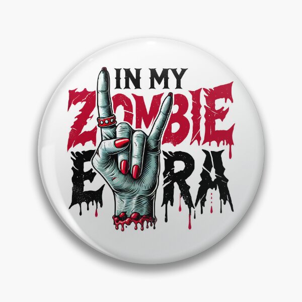 Item preview,  in my zombie era – Scary and Gothic Undead Design for Horror Fans designed and sold by DrawHandArt.