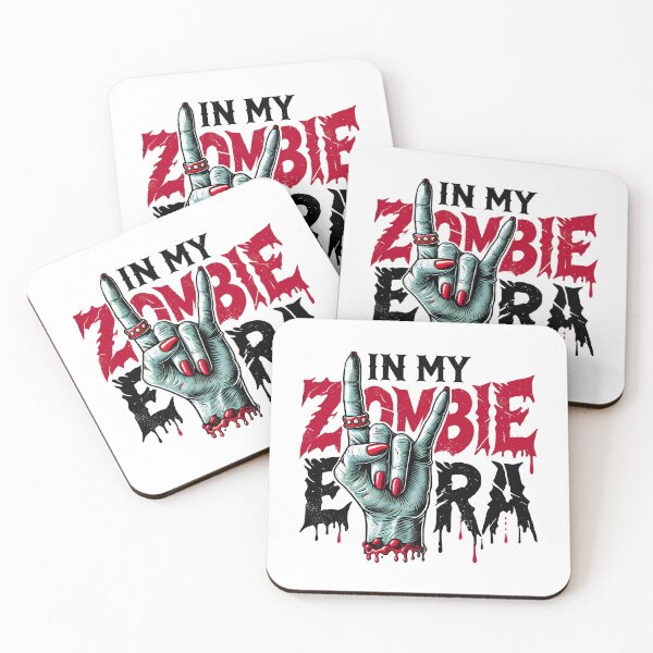 Item preview,  in my zombie era – Scary and Gothic Undead Design for Horror Fans designed and sold by DrawHandArt.