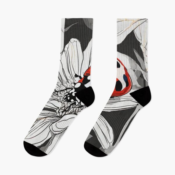 Item preview, Vibrant Ladybug on Flower - Nature’s Charm in Full Bloom designed and sold by WildStroke.