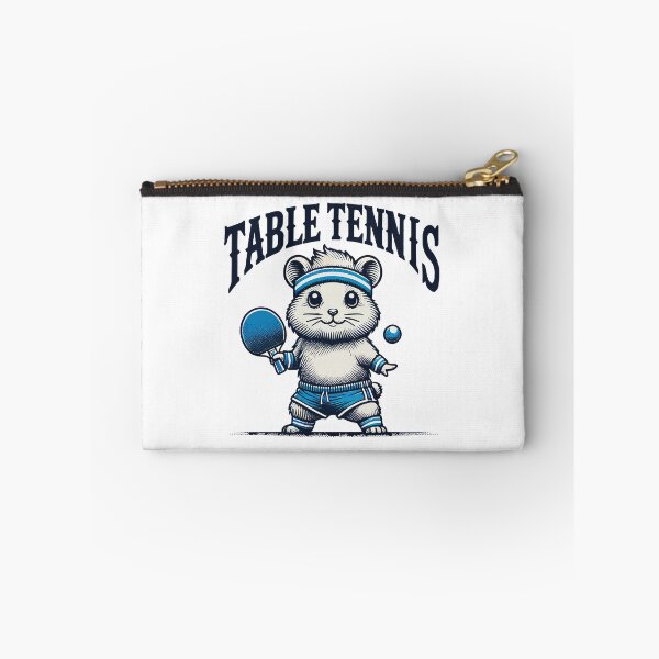 Item preview, Hamster Retro Vintage Table Tennis Fun designed and sold by LuminOrb.