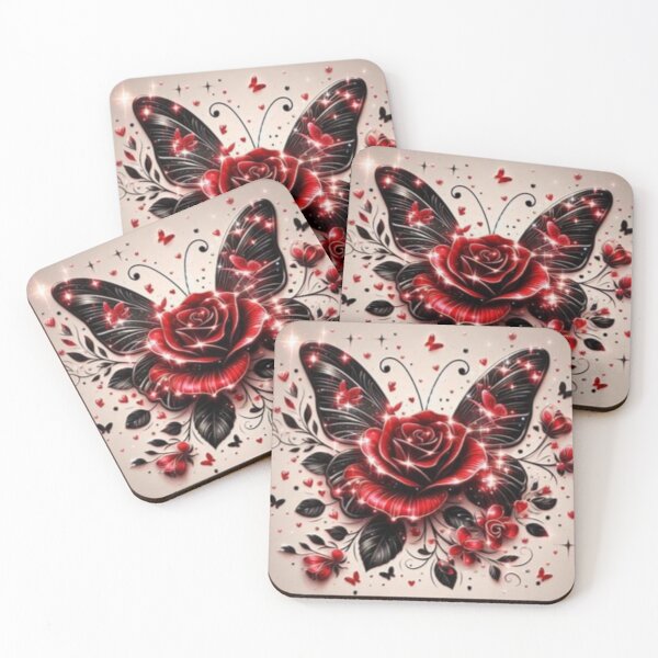 Item preview, Butterfly with Rose, Fairy Lights designed and sold by Shs-Kenya.