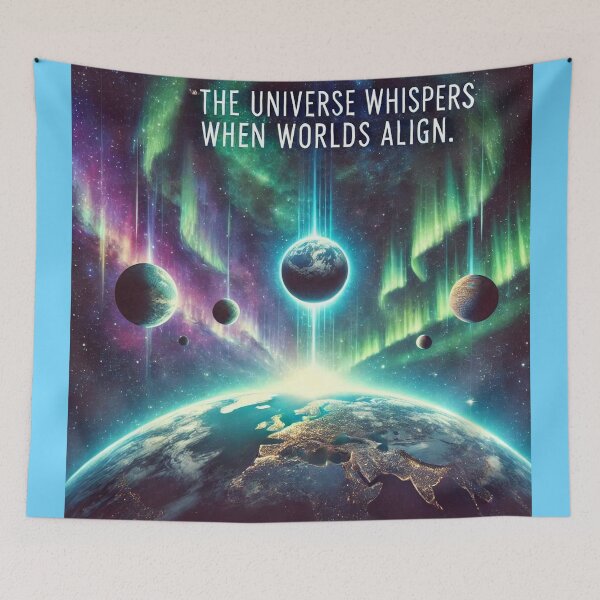 Item preview, Universe Whispers, When Worlds Align designed and sold by Divine Lens Art.