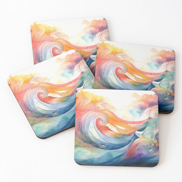 Item preview, Chromatic Waves: A Symphony of Wind and Water in Motion designed and sold by puravidavisions.