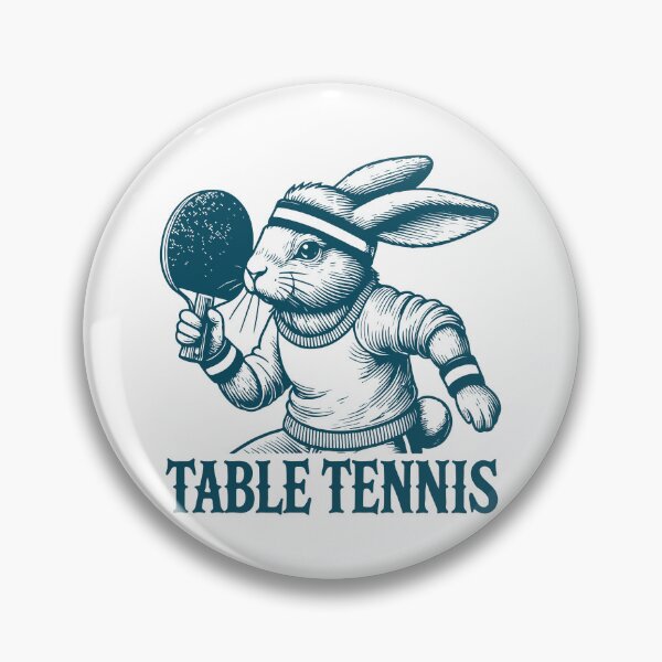 Item preview, Hase Vintage Retro Table Tennis Charm designed and sold by LuminOrb.