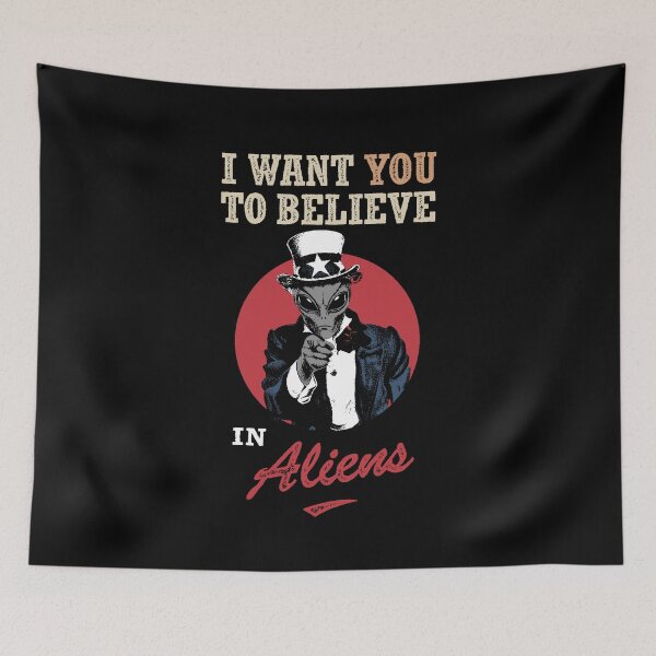 Item preview, I want you to believe in aliens designed and sold by Syahrasi.