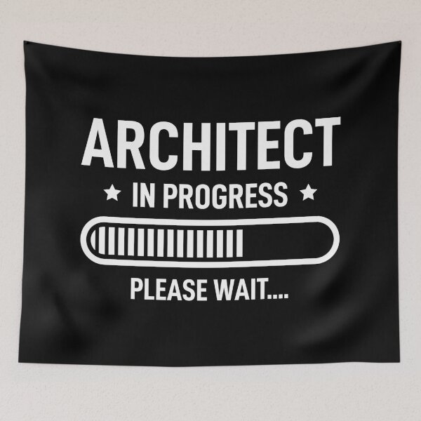 Item preview, Architect In Progress Future Architect designed and sold by RareBunny.