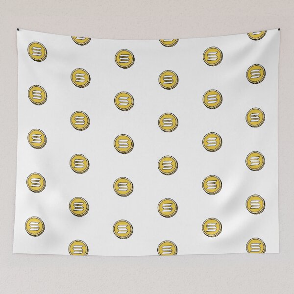 Item preview, Solana Gold Coin Pattern designed and sold by Never Stop Trading.