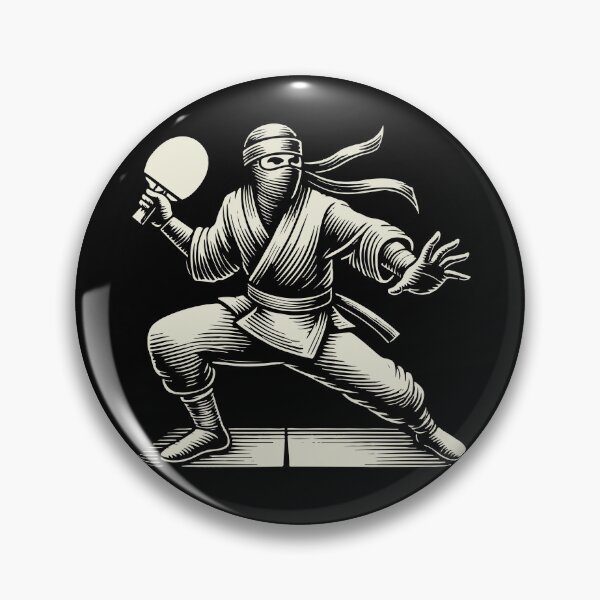 Item preview, Ninja Table Tennis Fighter Ping Pong Master designed and sold by LuminOrb.