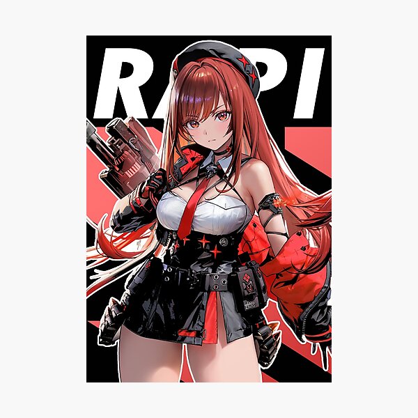 Item preview, Nikke Shirt fan Rapi red hood Goddess of Victory Nikke sticker case designed and sold by ItemWaifuArt.