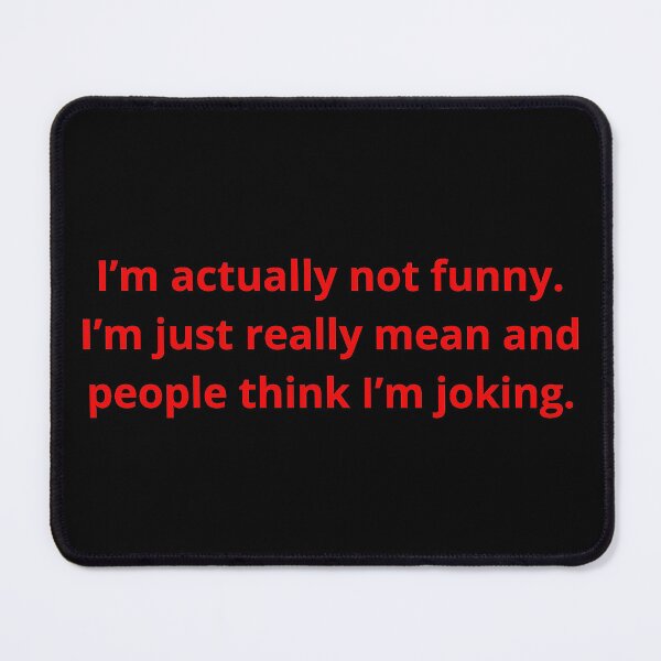 Item preview, I'm actually not funny. designed and sold by BlissThreads.