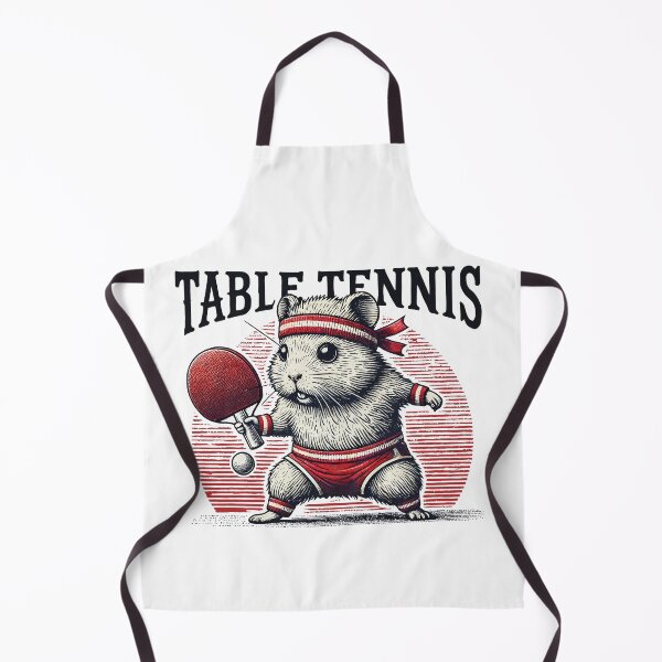 Item preview, Table Tennis Hamster Retro Vintage Table Tennis designed and sold by LuminOrb.