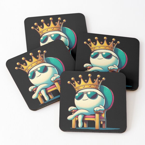 Item preview, Funny Cartoon Table Tennis Ball King Fun designed and sold by LuminOrb.