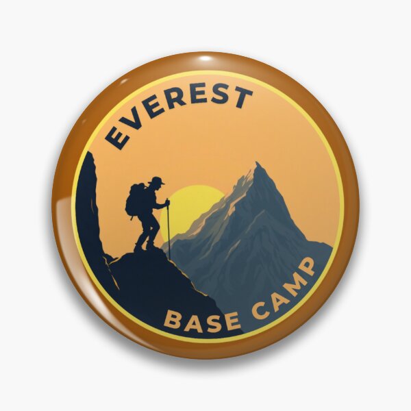 Item preview, Mt Everest Base Camp Sunset Retro  designed and sold by DigiSudu.