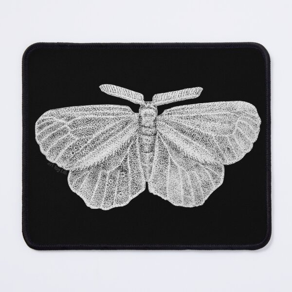 Item preview, Stippling moth drawing designed and sold by aartbylilli.