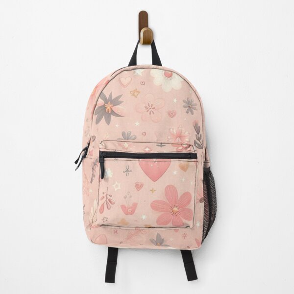 Item preview, Pastel pink and cream floral seamless pattern- aesthetic cottagecore designed and sold by cocomelon168.