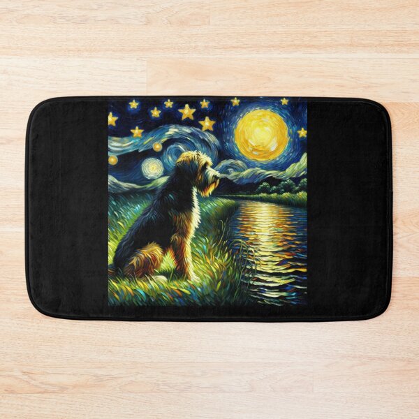 Item preview, Starry Night Berger Picard Dog Van Gogh Lover designed and sold by Kimberley King Art  King Art.