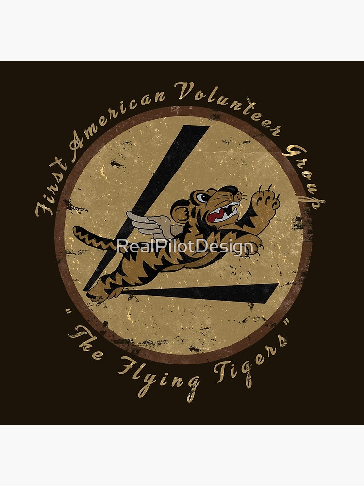 flying tigers leather patch