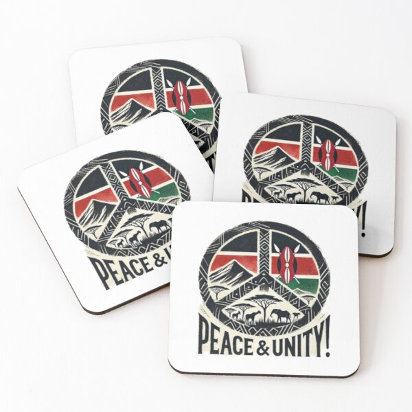 Item preview, Kenya, PEACE & UNITY designed and sold by Shs-Kenya.