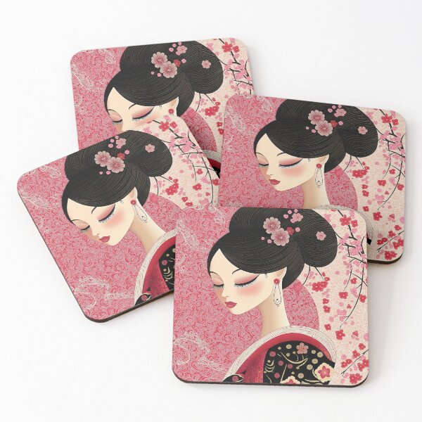 Item preview, Beautiful Japanese woman in traditional attire designed and sold by celiacreatec.