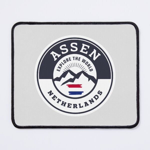 Item preview, Assen Netherlands Black and White Crest designed and sold by World Designs.