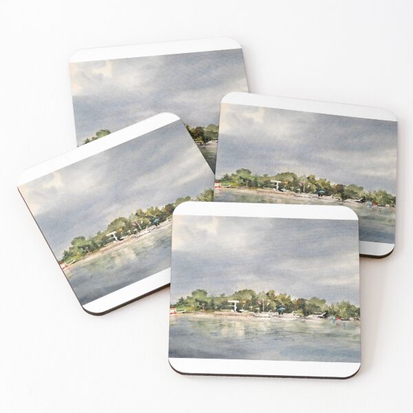Item preview, Storm Coming to the Docks designed and sold by Mubbles Prints.