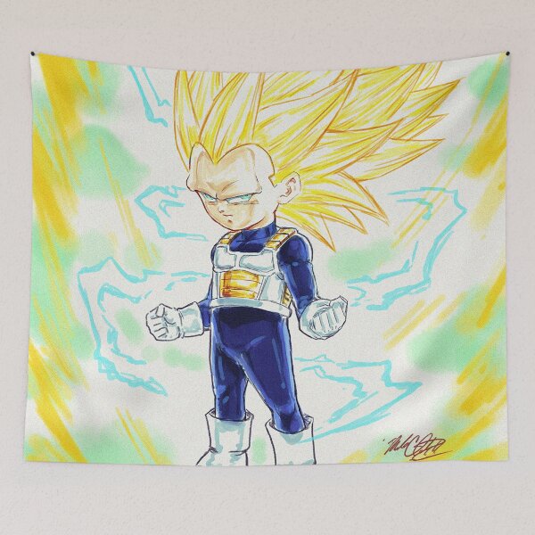 Item preview, Going SSJ- Super Saiyan 3 Vegeta designed and sold by markclarkii.
