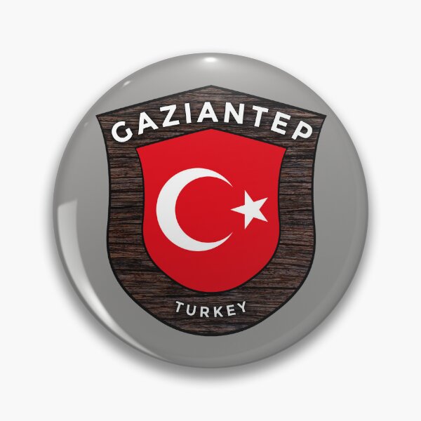 Item preview, Gaziantep Turkey Emblem Flag designed and sold by World Designs.